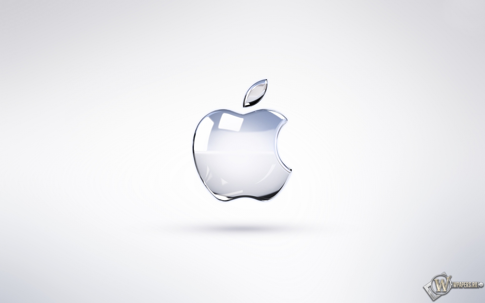 Apple Logo Broken Glass 1680x1050