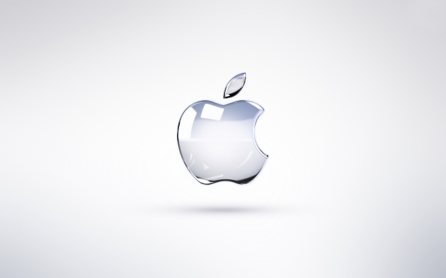 Apple Logo Broken Glass