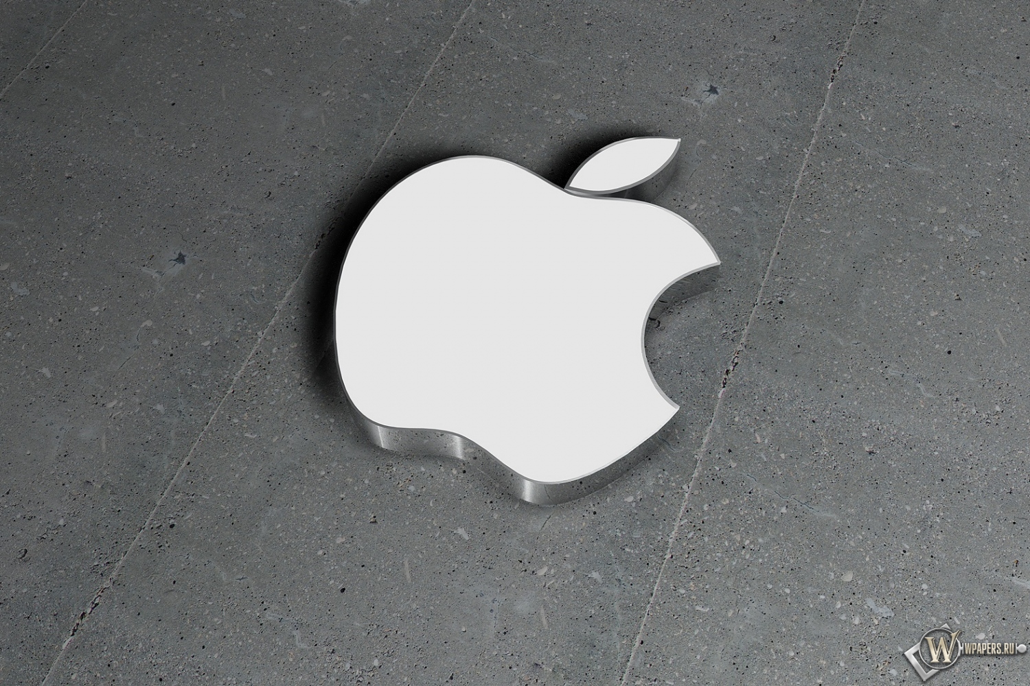 Apple на бетоне 1500x1000
