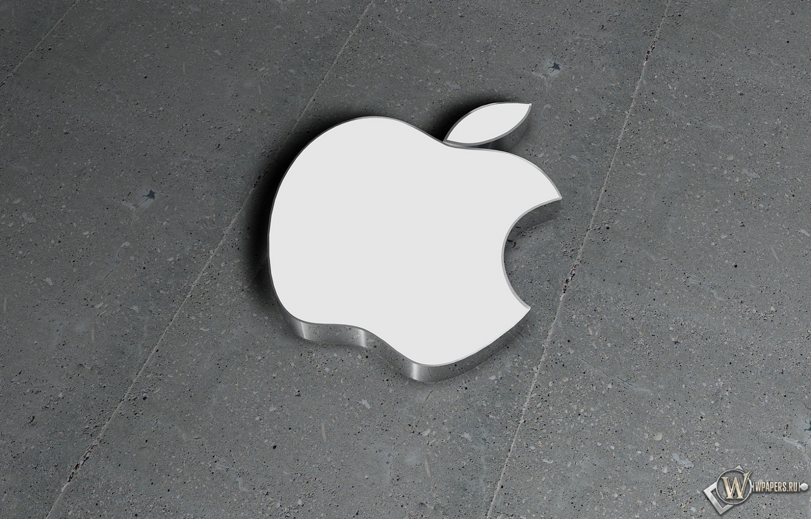 Apple на бетоне 1600x1024