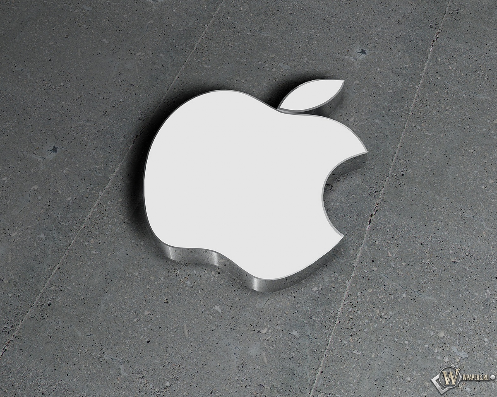 Apple на бетоне 1600x1280