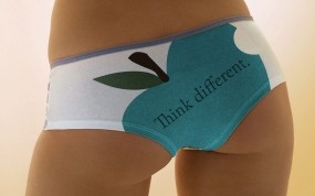 Обои Apple ass: Девушка, Трусики, Apple, Яблочко, Apple