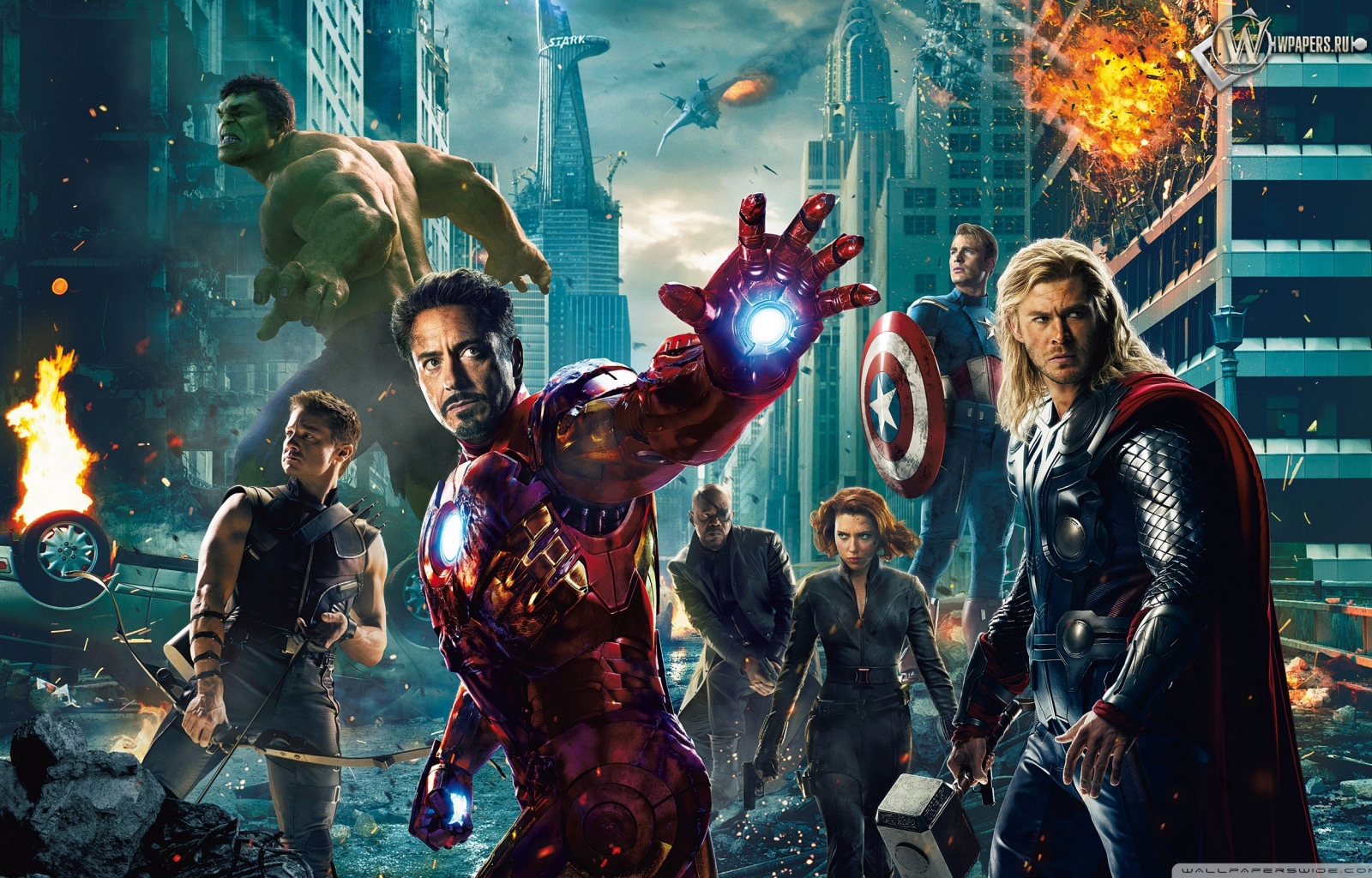 Мстители (The Avengers) 1600x1024