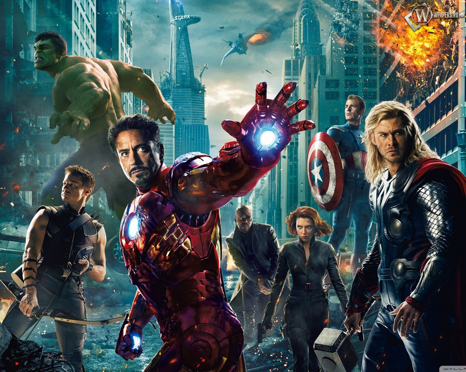 Мстители (The Avengers) 1600x1280