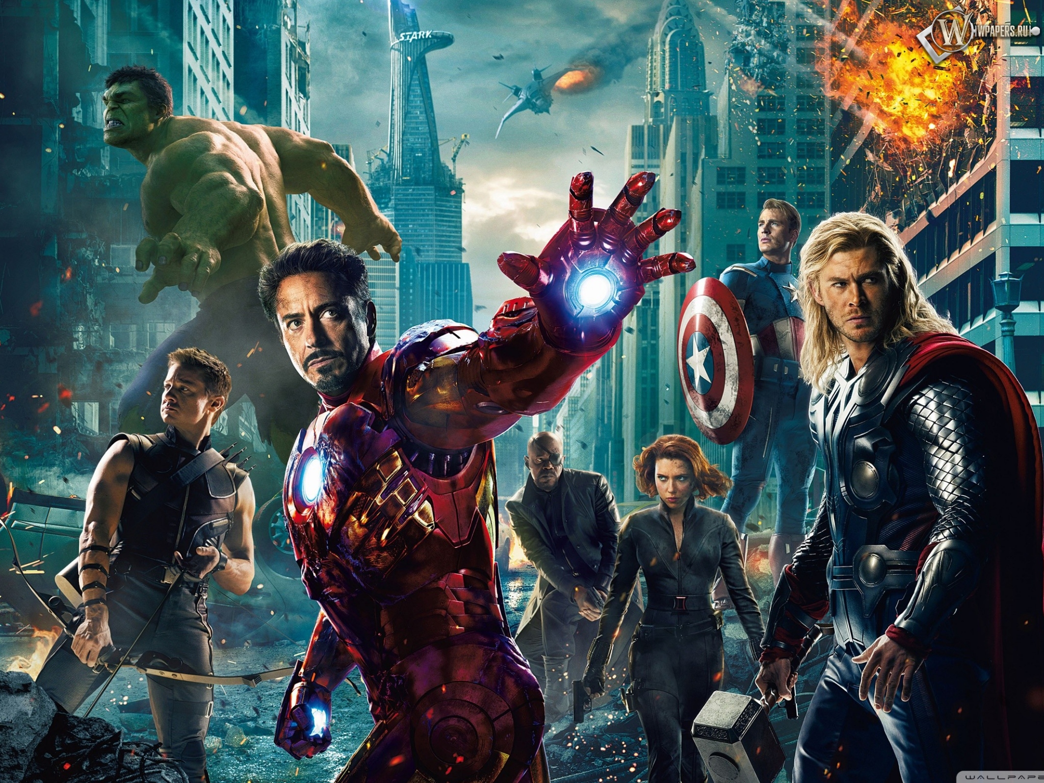Мстители (The Avengers) 2048x1536