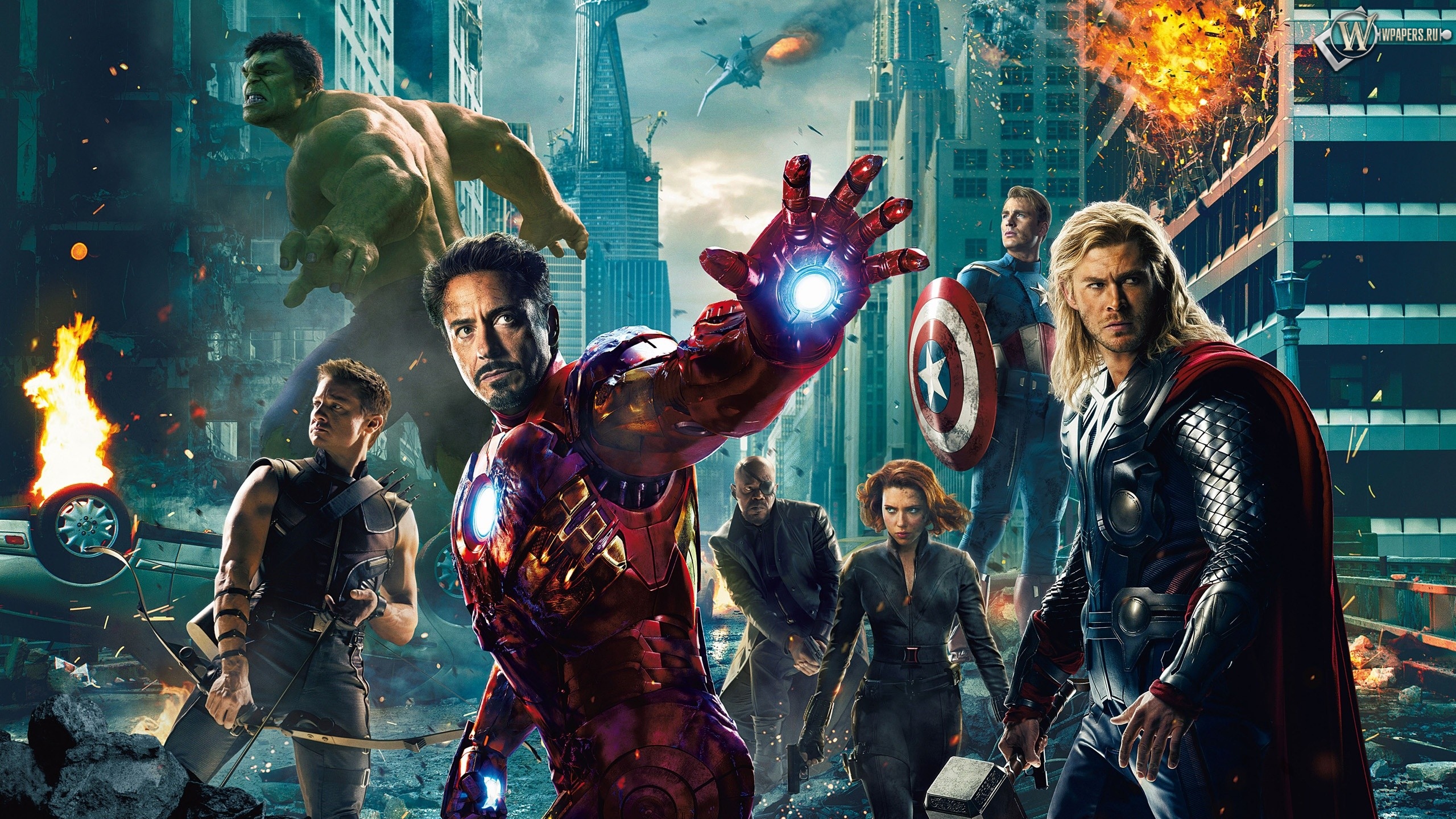 Мстители (The Avengers) 2560x1440