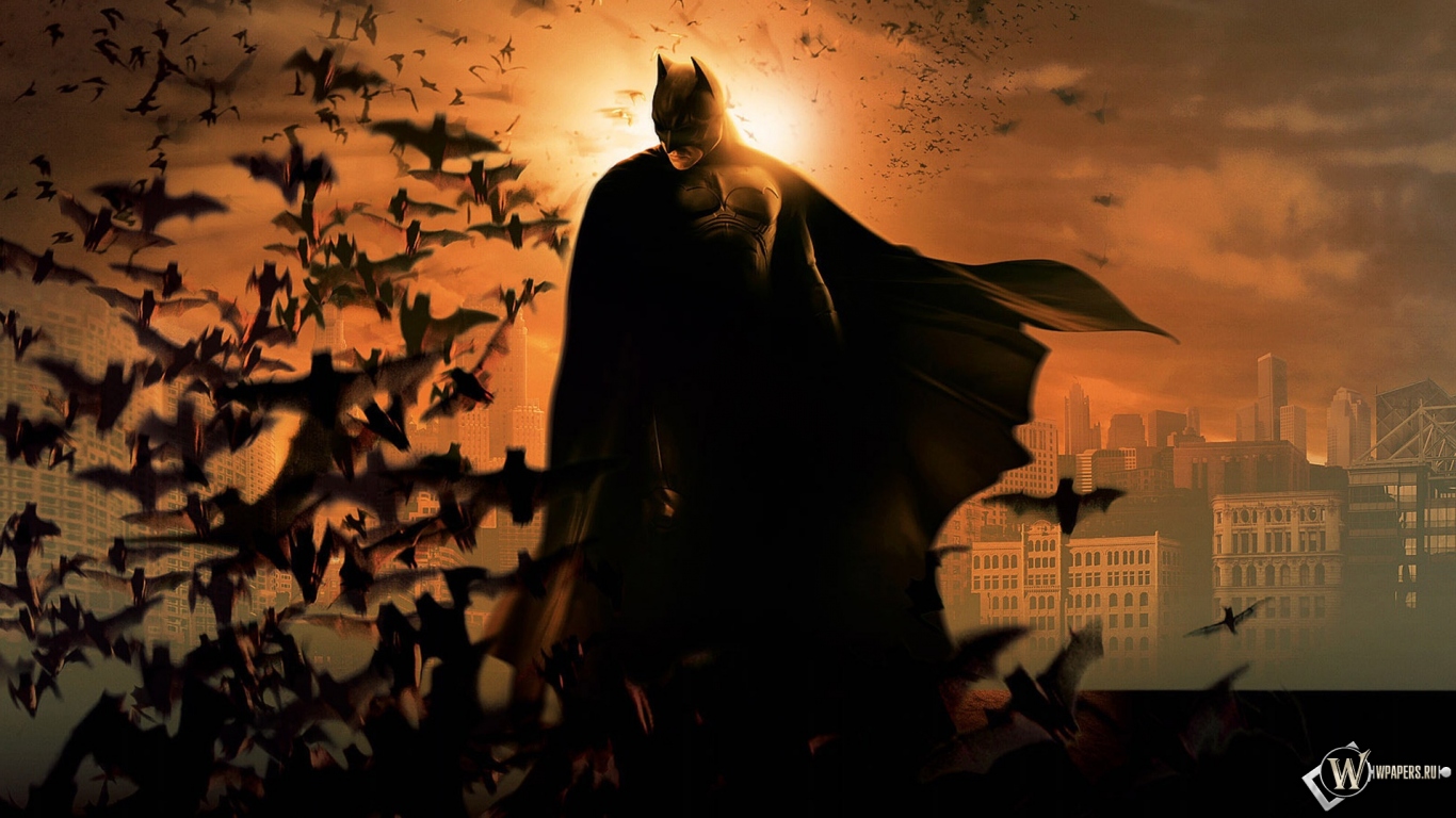 Бэтмен 3 Воскрешение Тёмного рыцаря 1366x768