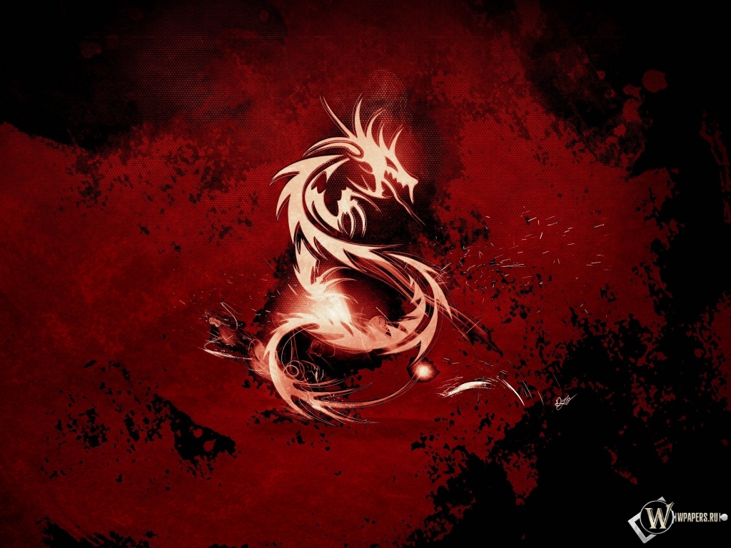 Красный дракон 1024x768