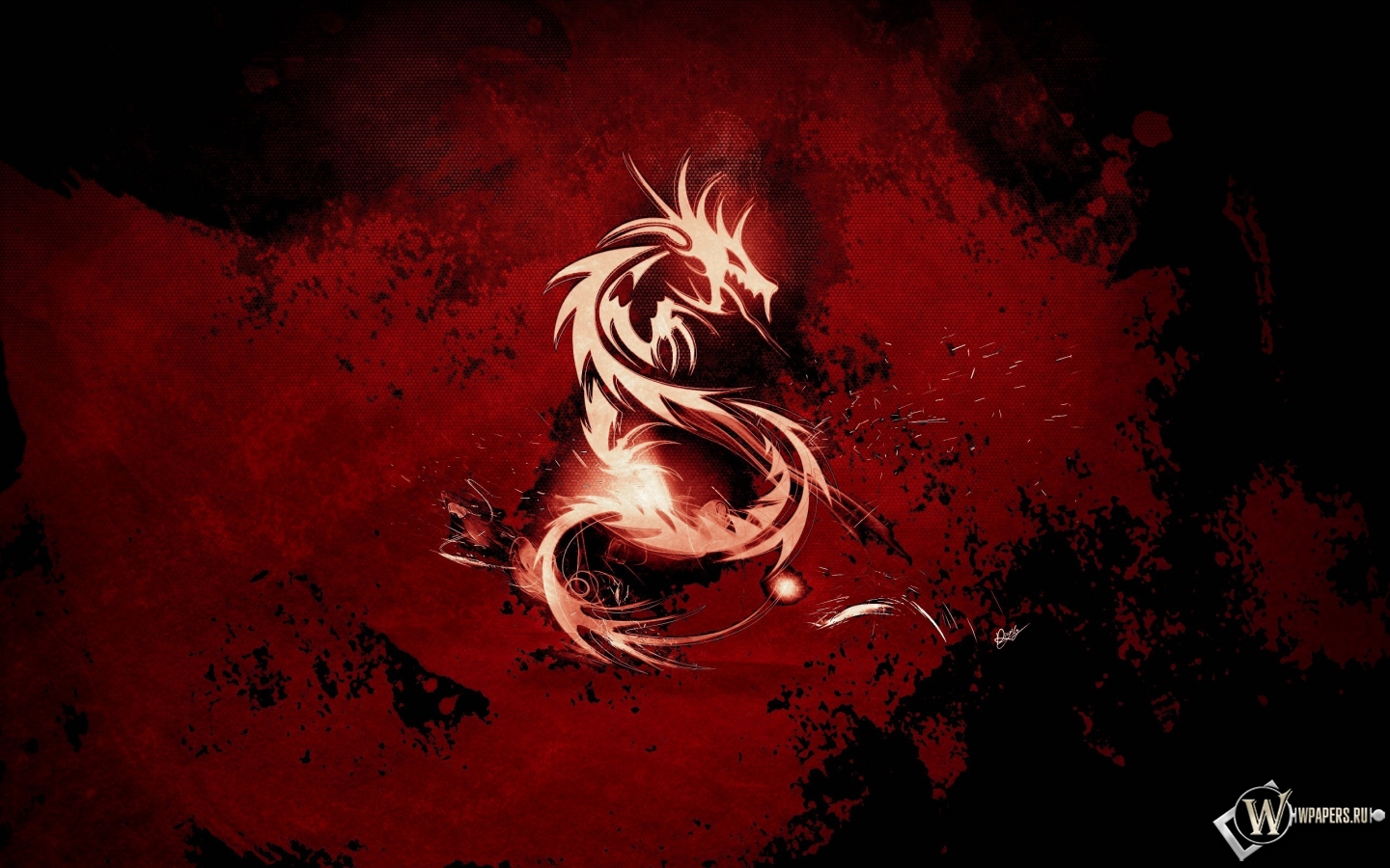 Красный дракон 1440x900