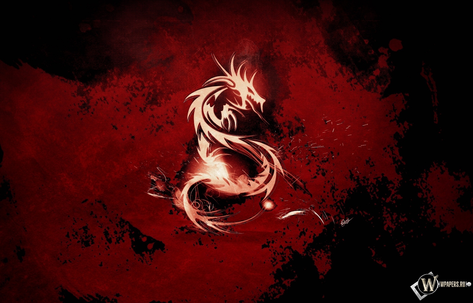 Красный дракон 1600x1024