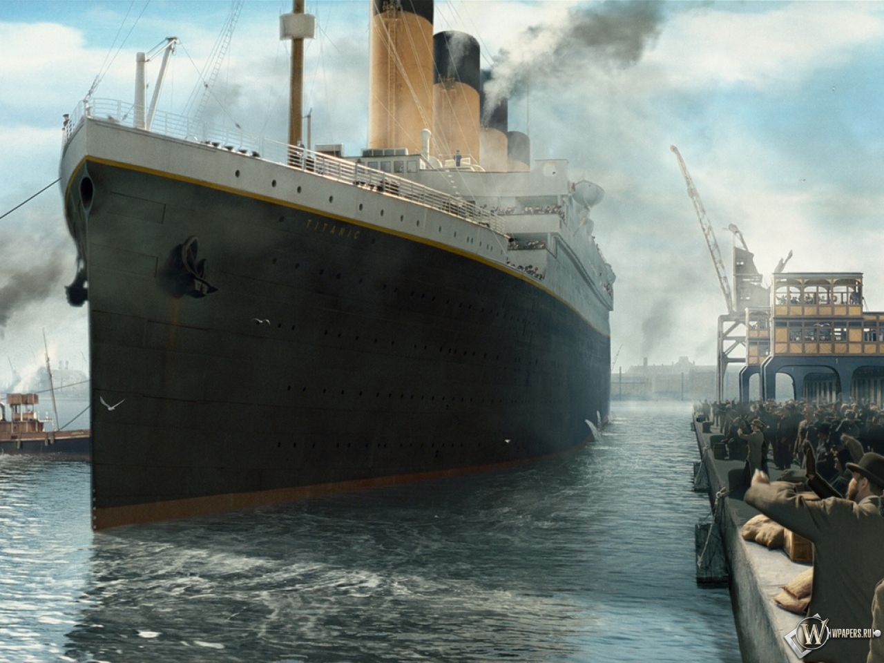 Титаник отплывает 1280x960