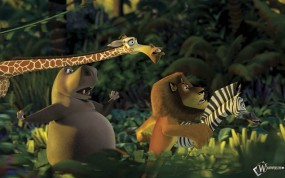 Обои Мадагаскарские джунгли: Мадагаскар, Мультфильмы