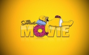 Обои Симпсоны в кино: Симпсоны, Гомер, Пончики, Мультфильмы