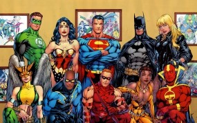Обои Супергерои: Фото, Дома, Бэтмен, Супергерои, Встреча, Супермен, Мультфильмы
