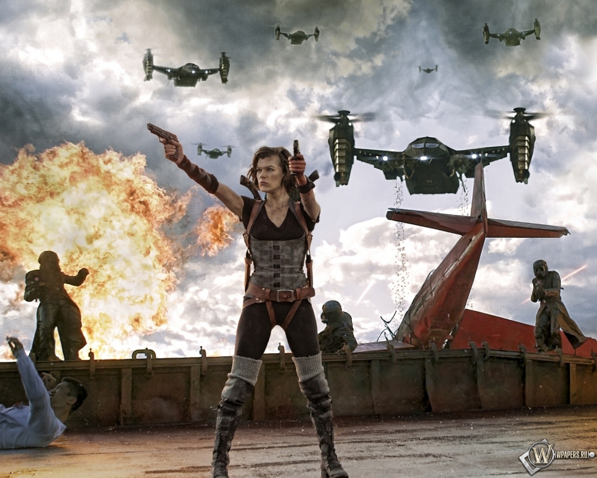 Resident evil retribution trailer imax. Милла Йовович обитель зла.