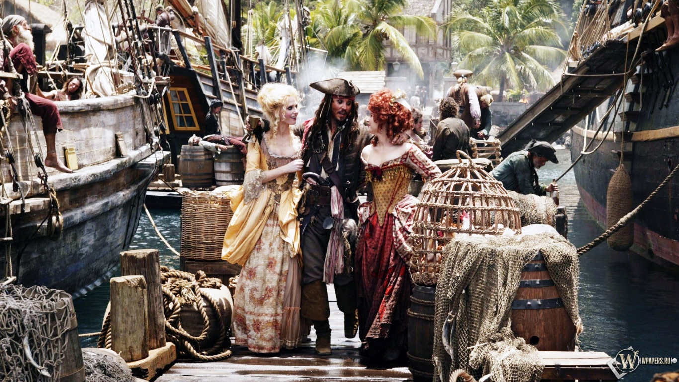 Pirates of the Caribbean 1366x768