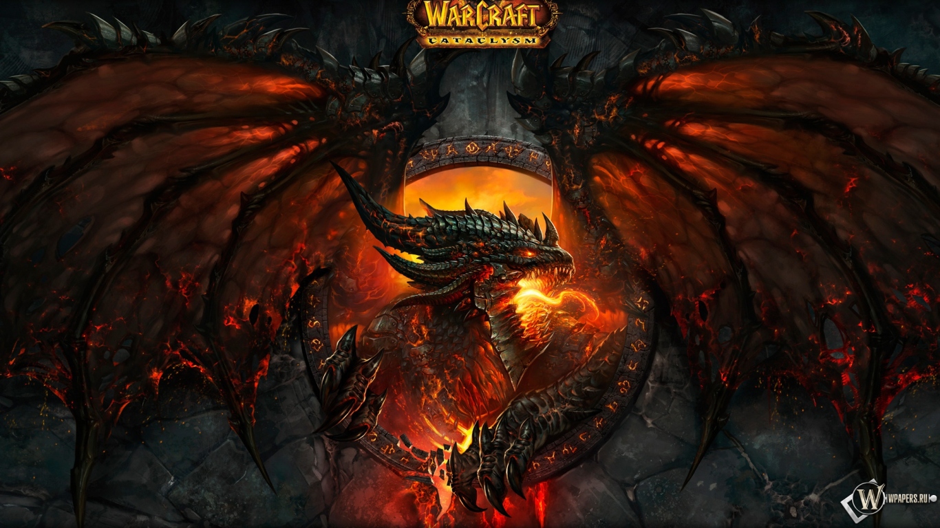 World of Warcraft Cataclysm 1366x768