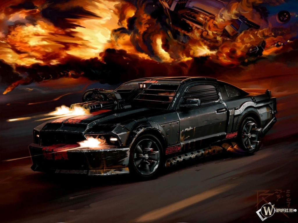 Death Race Mustang 1024x768
