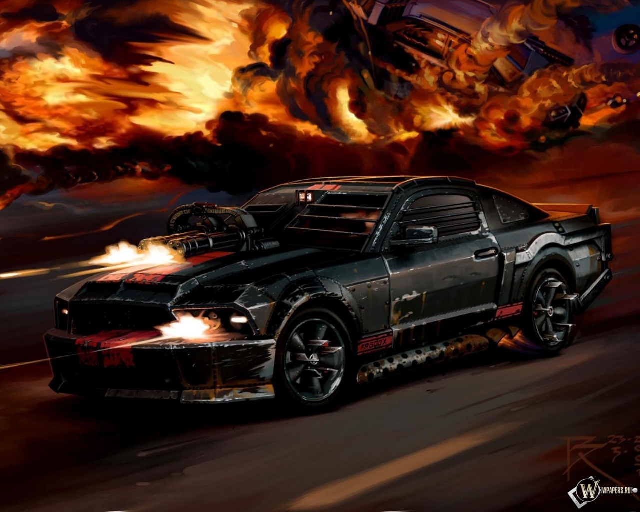 Death Race Mustang 1280x1024