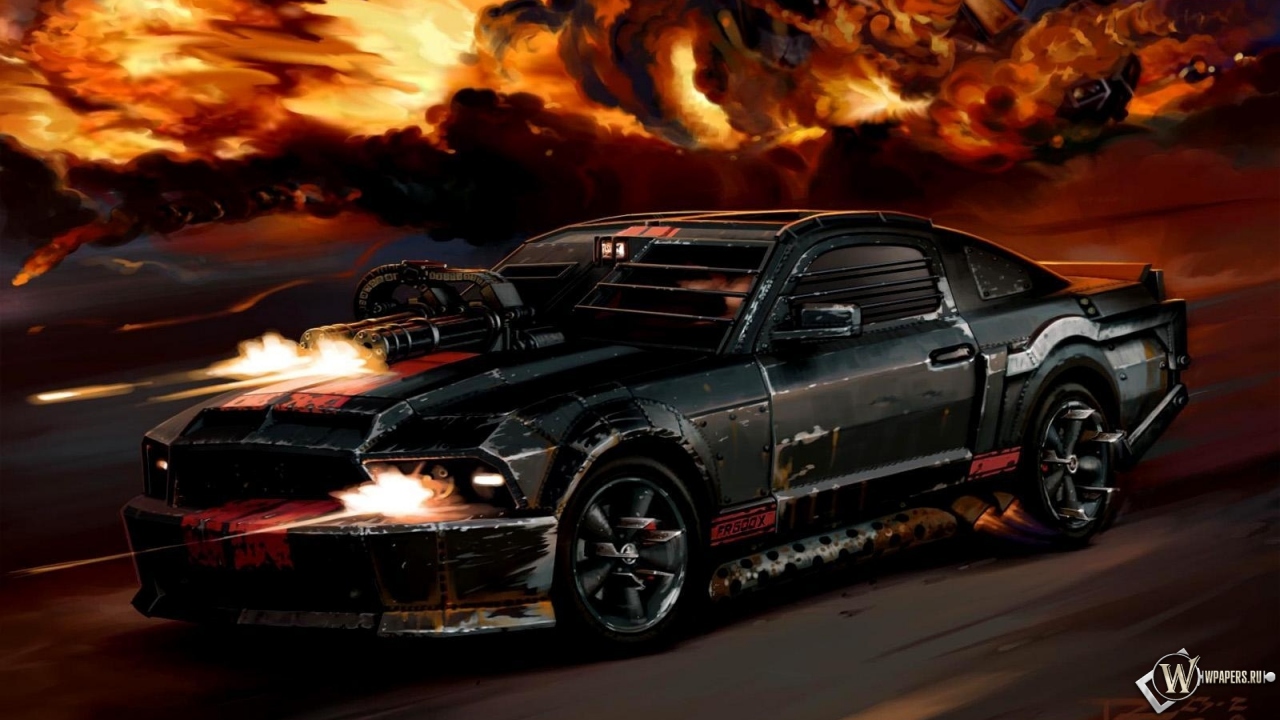 Death Race Mustang 1280x720
