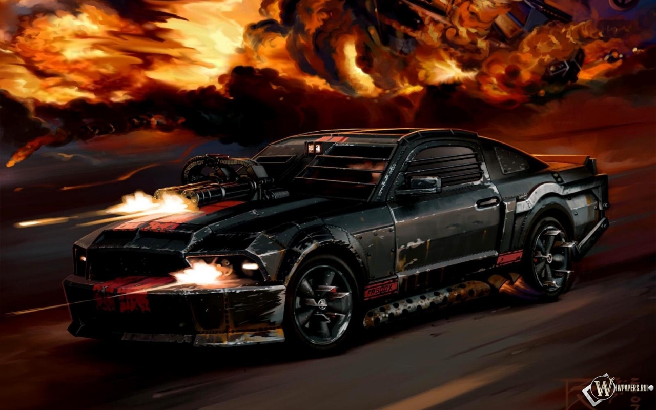 Death Race Mustang 1280x800
