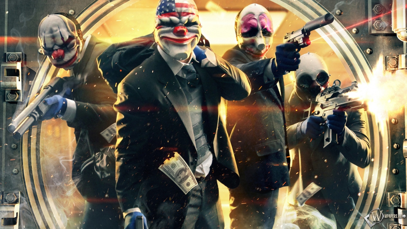 Payday 2 1366x768