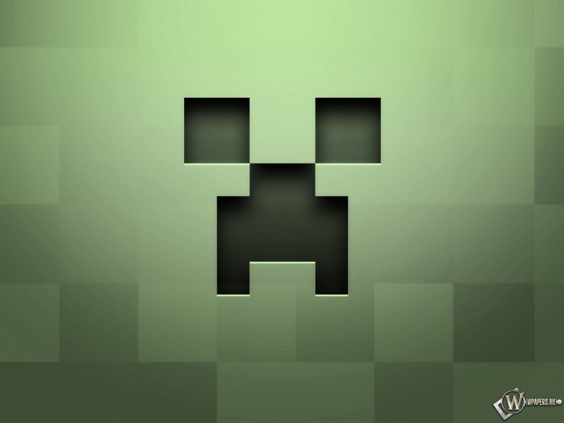 Лицо крипера Minecraft 1152x864
