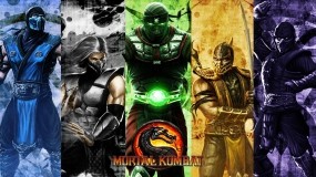 Обои Ниндзя из МК: Mortal Kombat, Noob Saibot, Smoke, MK, Sub-Zero, Scorpion, Ermac, Mortal Kombat