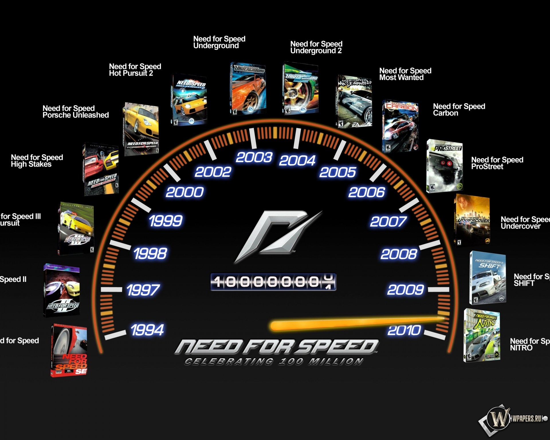 Анимированные обои need for speed