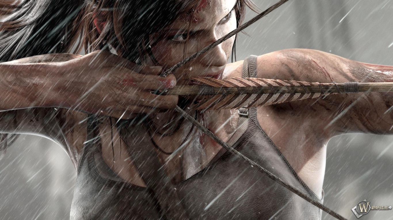 Tomb Raider Lara Croft 2013 1366x768