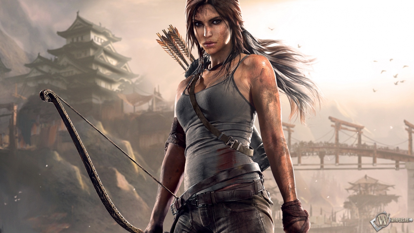 Tomb Raider Lara Croft 2013 1366x768