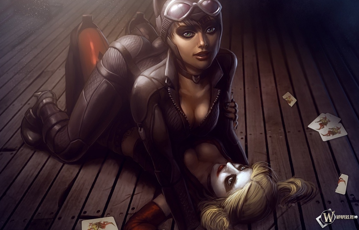 Harley Quinn & Catwoman 1200x768