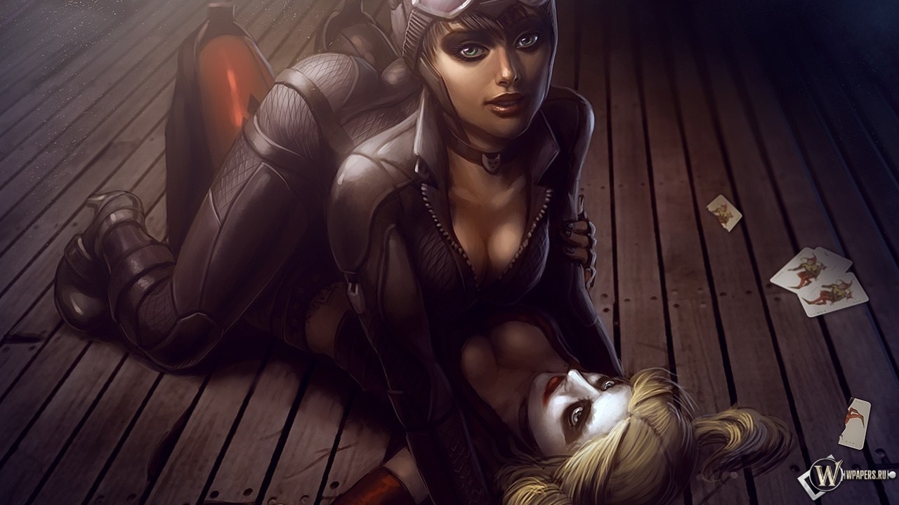 Harley Quinn & Catwoman 1280x720