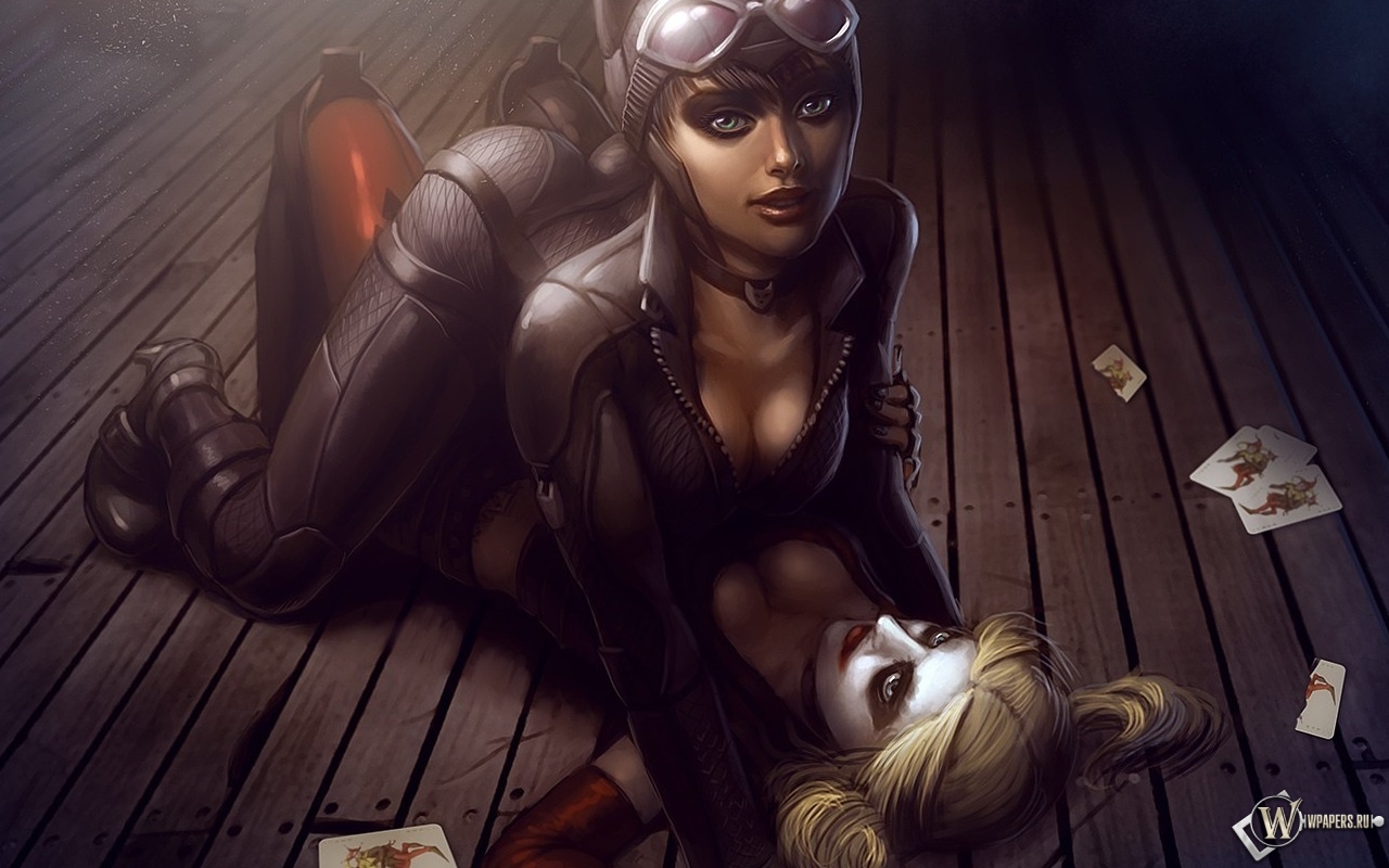 Harley Quinn & Catwoman 1280x800