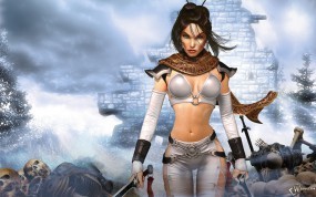Обои Untold Legends Dark Kingdom: Девушка-воин, Девушки из игр