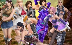 Обои Tekken: Алиса, Девушки, Бойцы, Персонажи, Tekken, Анна, Нина, Лили, Асука, Девушки из игр