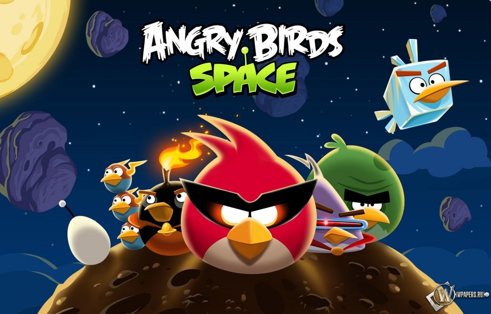 Angry Birds Space 1600x1024