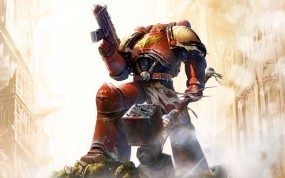 Обои Warhammer: Оружие, Warhammer, Dawn of war, Space Marine, Игры