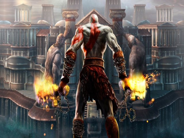 Обои god of war 3