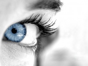 Обои Голуббой глаз: Глаз, Голубой, Ресницы, Глаза