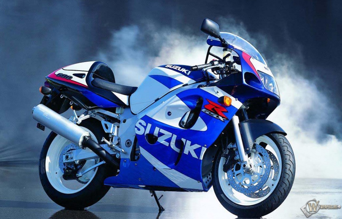 Сузуки мотоцикл спортивный синий