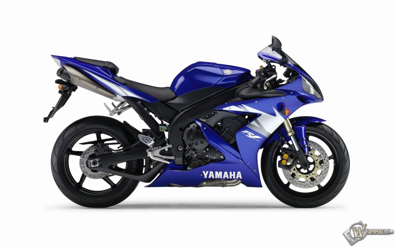 Синий спортивный Yamaha 1280x800