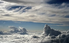 Обои Облачная даль: Облака, Небо, Пейзаж, Природа