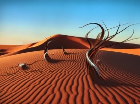 Обои Арабская пустыня: Пустыня, Песок, Фантазия, Природа