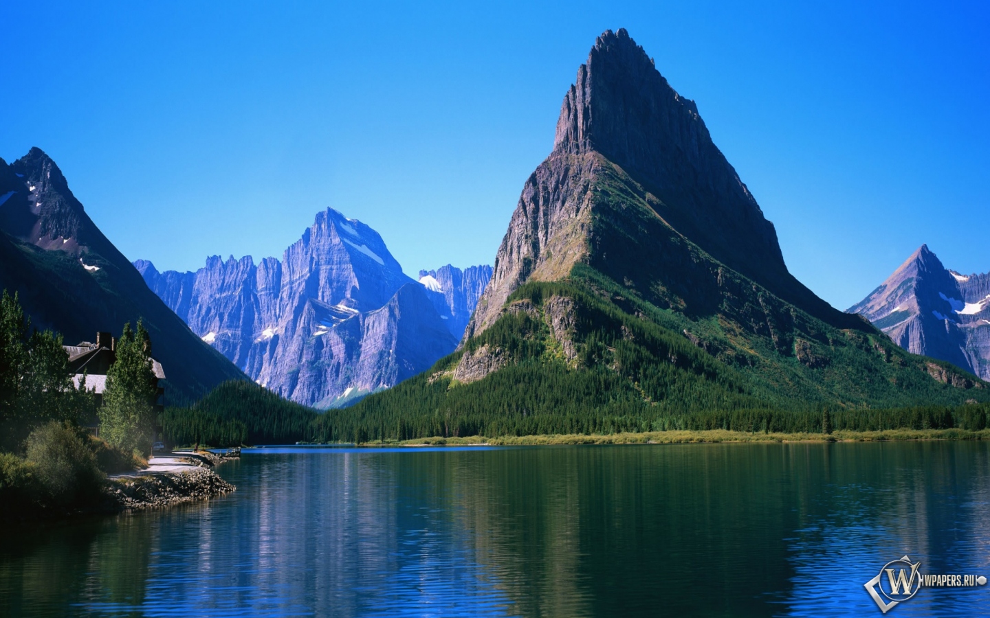 Панорама озера 1440x900