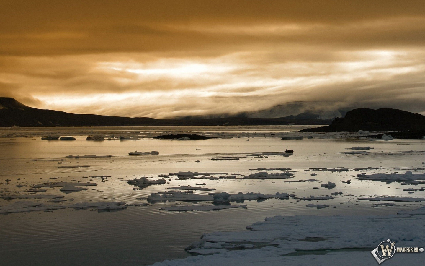 Арктический пейзаж 1440x900