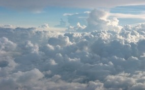 Обои Кучевые облака: Облака, Небо, Голубой, Природа