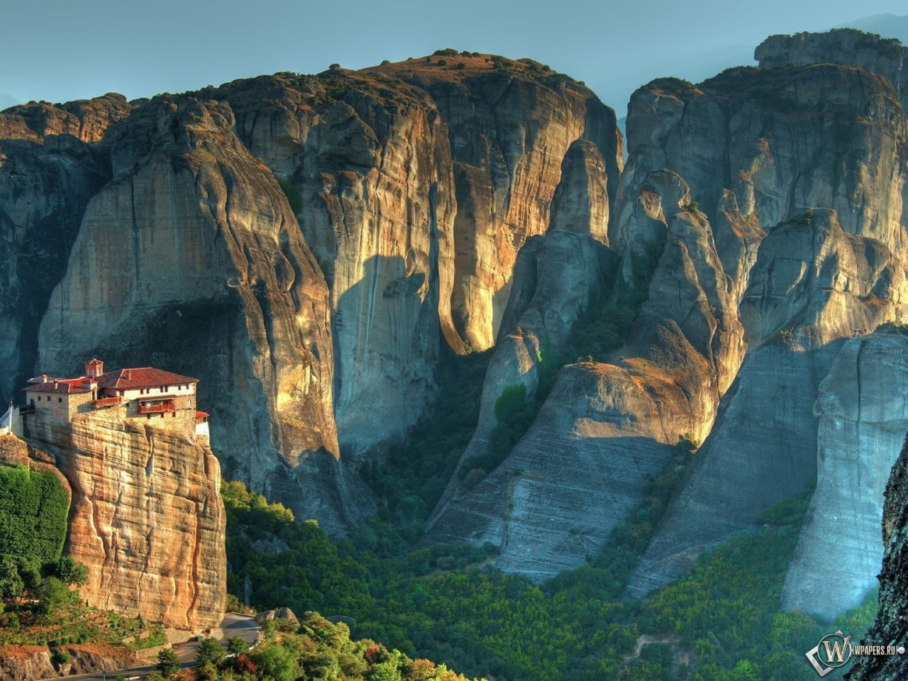 Монастырь в Метеоре Греция 1280x960