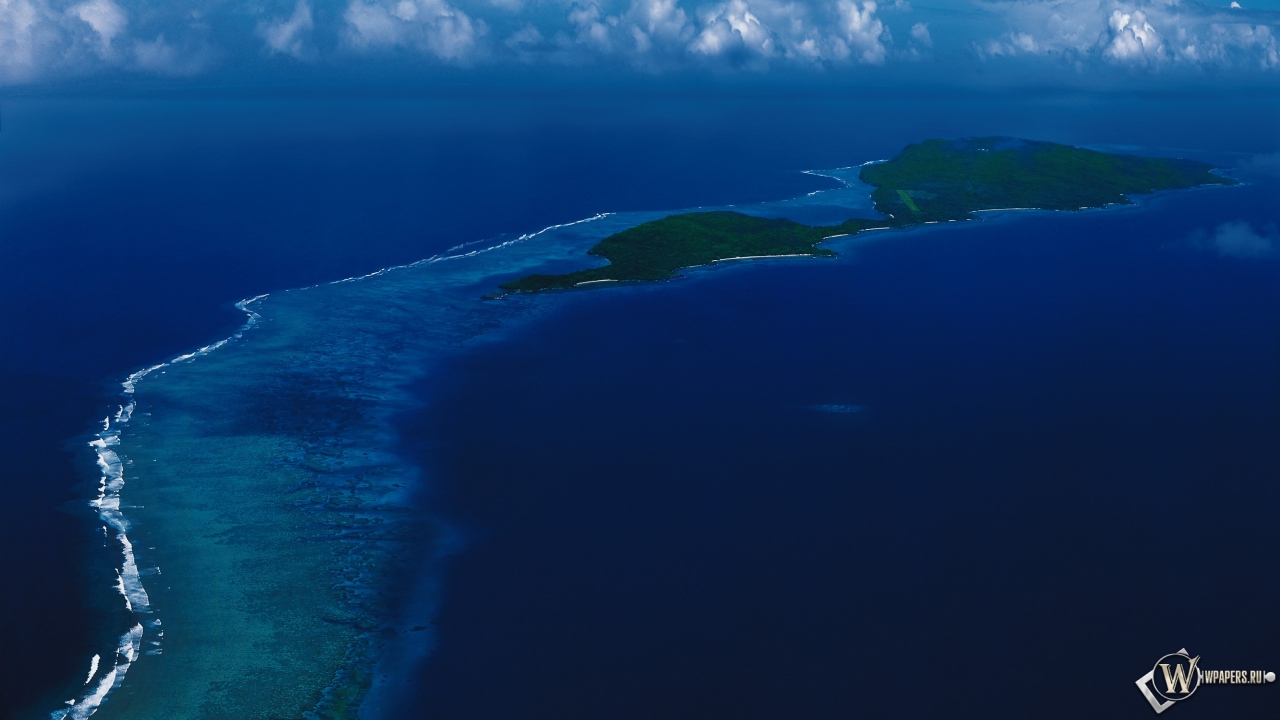 Карибские острова 1280x720