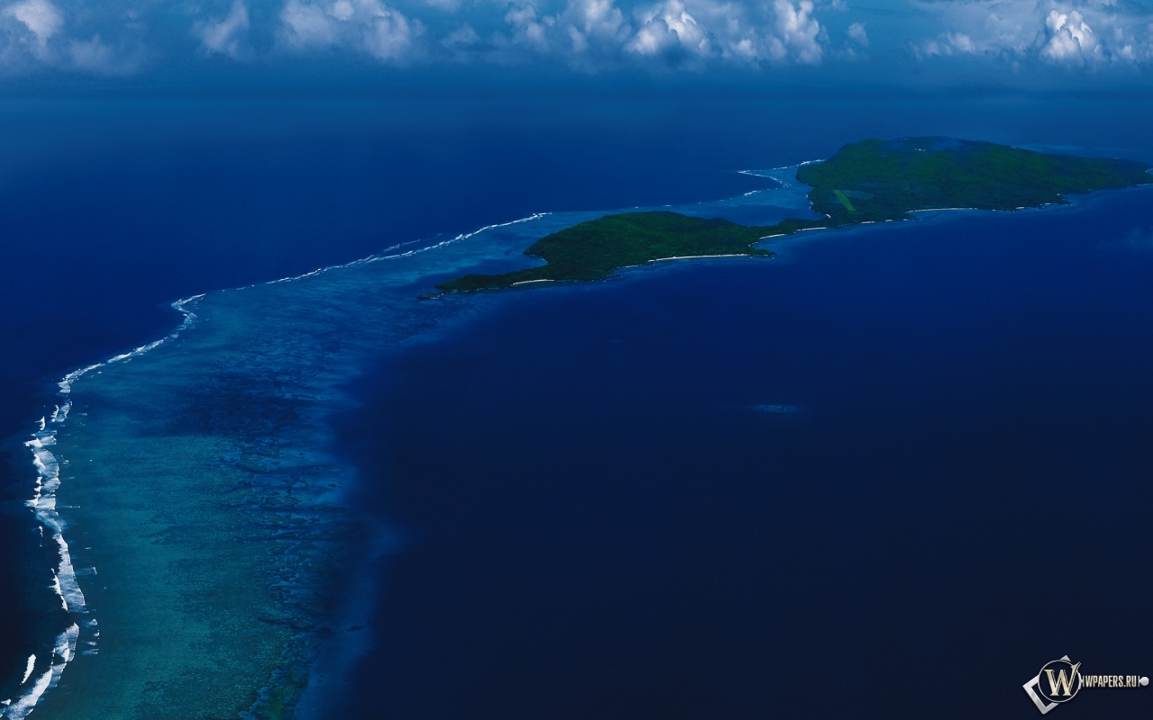 Карибские острова 1280x800